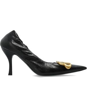 Balenciaga Court Shoes - Black