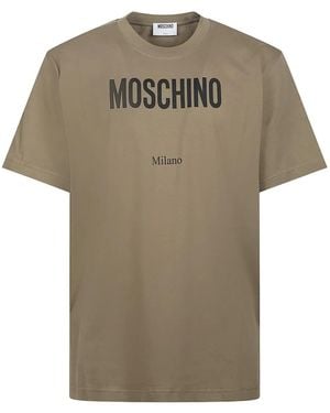 Moschino Logo-Print T-Shirt - Green