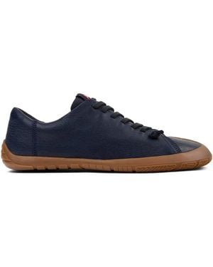 Camper Peu Path+ Leather Trainers - Blue