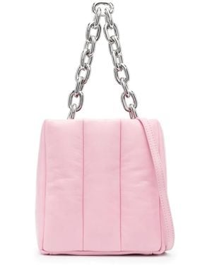 Stand Studio Quilted Chain-Link Tote Bag - Pink