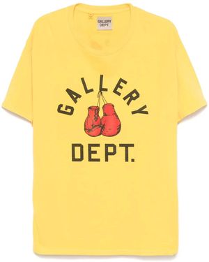 GALLERY DEPT. Boxing Merch T-Shirt - Yellow