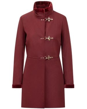 Fay Virginia コート - レッド