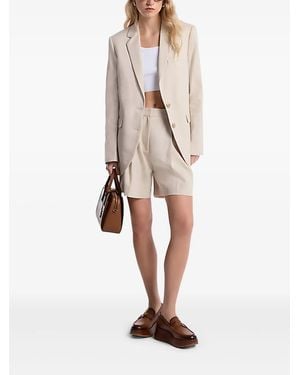 MICHAEL Michael Kors Linen Blazer - Natural