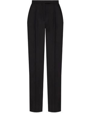 McQueen High-Waisted Tailored Pants - Black
