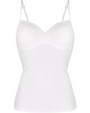 Hanro Sweetheart-Neck Underwired Camisole - White
