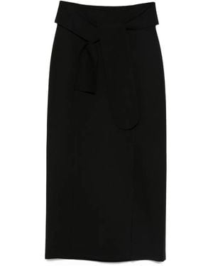 Akris Punto Jupe À Design Portefeuille - Noir