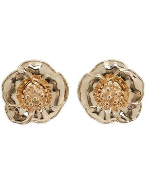 Carolina Herrera Orecchini Floreali - Metallizzato