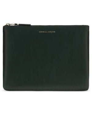 Comme des Garçons Leather Pouch Bag - Black