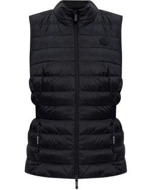 Moncler Valmarie Quilted Sleeveless Gilet - Black