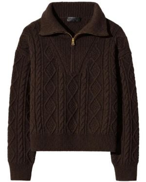 Nili Lotan Jori Cable-Knit Jumper - Black