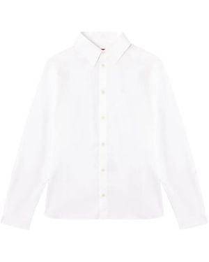 DIESEL Camicia S-Fitty-Qfav Con Bottoni - Bianco