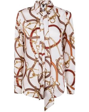 Ralph Lauren Chain-Print Shirt - White