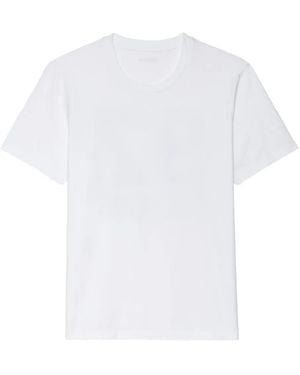 Zadig & Voltaire Klassisches T-Shirt - Weiß