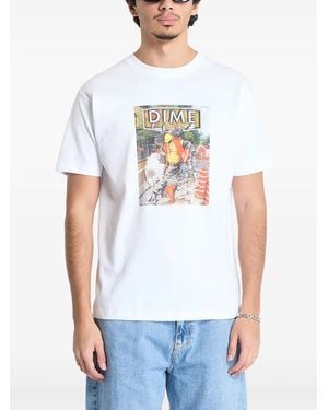 Dime Pothole T-Shirt - White