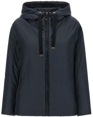 Max Mara The Cube Hooded Jacket - Blue