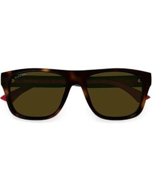 Gucci Gafas De Sol Con Montura Cuadrada - Verde