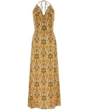 Pantamolle Rosy Maxikleid - Mettallic