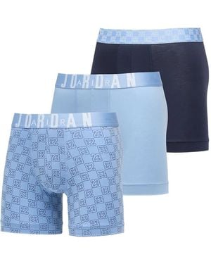 Nike 23-Monogram Boxers (Pack Of Three) - Blue
