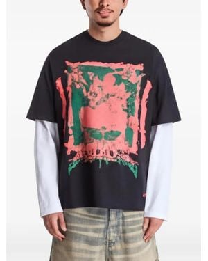 Nike Sportswear Good Vs Evil Graphic-Print T-Shirt - Black