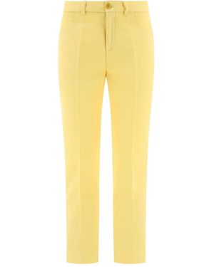 Aspesi Cropped Pants - Yellow