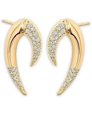 Shaun Leane 18K Large Talon Diamond Earrings - Metallic
