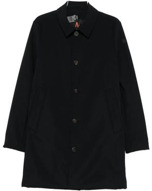 Rrd Button-Fastening Coat - Black