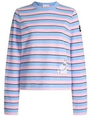 Patou Camiseta De Algodón Orgánico De Manga Larga De X Moomin - Azul