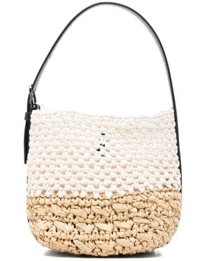 TOTEME Small Belt-Strap Tote Bag - White