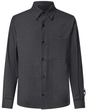 BE ABLE Chest-Pocket Button-Up Shirt - Gray