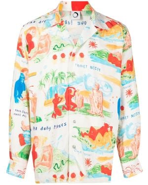 Endless Joy Camisa con estampado gráfico - Gris