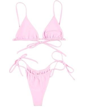 Swim By Di Bikini con copas triangulares - Rosa