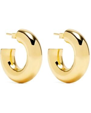 Missoma Medium Hoop Earrings - Metallic