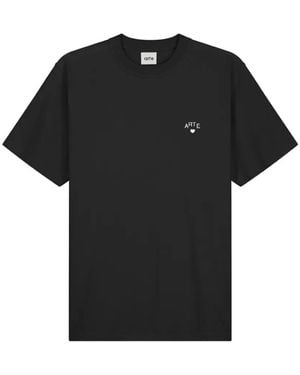 Arte' T-Shirt Con Logo - Nero