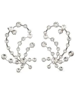 Magda Butrym Boucles D'Oreilles À Ornements En Cristal - Blanc