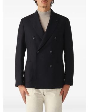 Lardini Double-Breasted Jacket - Black