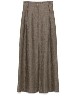 Barba Napoli Kenya Maxi Skirt - Brown