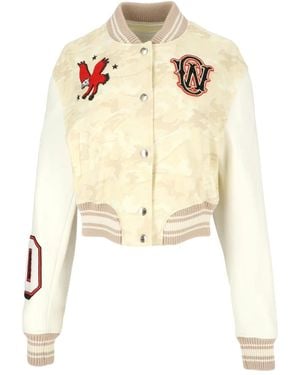 Off-White c/o Virgil Abloh X Rita Ora Nyc Bomber Jacket - Natural