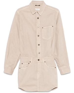 Haikure Tamu Mini Dress - Natural