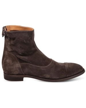 Alberto Fasciani Back-Zip Boots - Brown