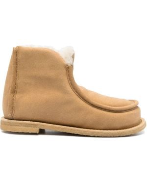 JW Anderson パデッド アンクルブーツ - ブラウン