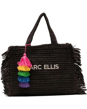 Marc Ellis Medium Buby S. Claire Fringed Tote Bag - Black