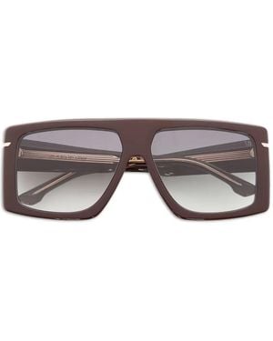 Victoria Beckham Lunettes De Soleil À Monture Oversize - Grey