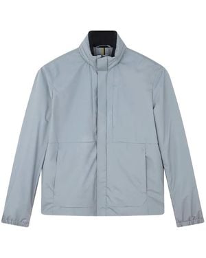Paul & Shark High-Neck Zipped Jacket - Blue