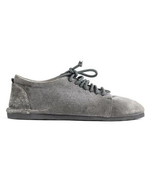 Marsèll Faded-Effect Denim Derby Shoes - White