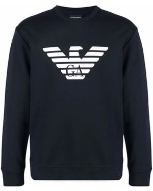 Emporio Armani ロゴ スウェットシャツ - ブルー