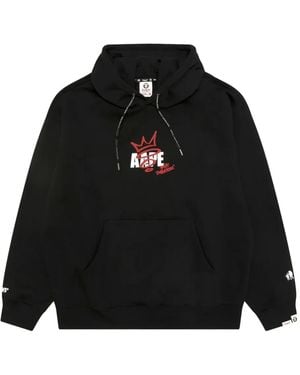 Aape By A Bathing Ape Sudadera con capucha y logo - Negro