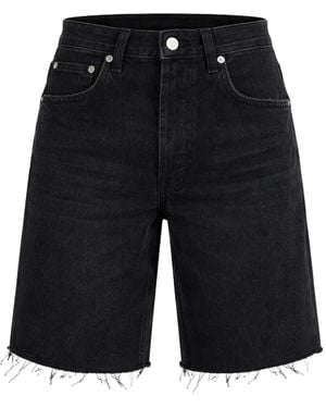 Citizens of Humanity Frayed-Hem Shorts - Blue