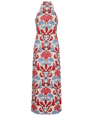 Cara Cara Asher Floral-Print Dress - White