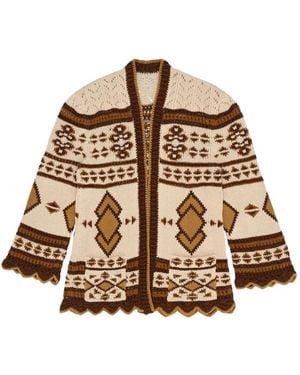 Fortela Lalie Pocket Cardigan - Metallic