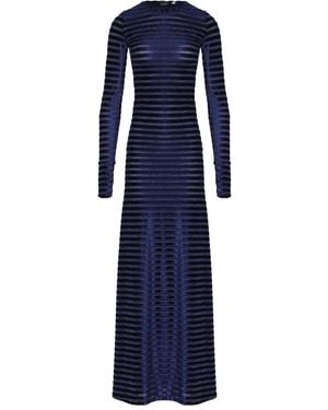 Amir Slama X Astrid Striped Maxi Dress - Blue